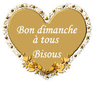 Gif animé Bon dimanche gros bisous